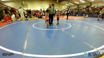 43-46 lbs Round Of 16 - Clara Collier, Morrison Takedown Club vs Amavi Cline, Coweta Tiger Wrestling