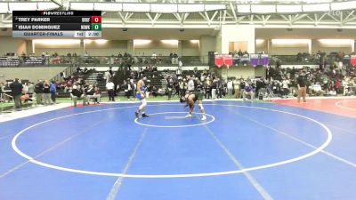 215 lbs Quarterfinal - Trey Parker, Brookfield/Shepaug vs Isiah Dominguez, Norwalk