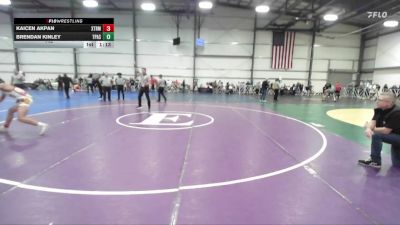 140 lbs Round 5 (3pm Friday) - Brendan Kinley, PA Silver vs Kaicen Akpan, Terps Xtreme