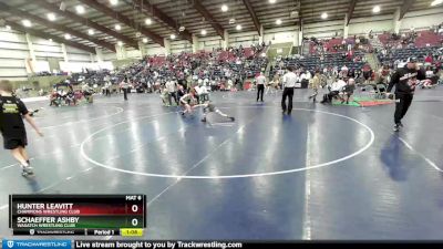 80 lbs Cons. Semi - Hunter Leavitt, Champions Wrestling Club vs Schaeffer Ashby, Wasatch Wrestling Club