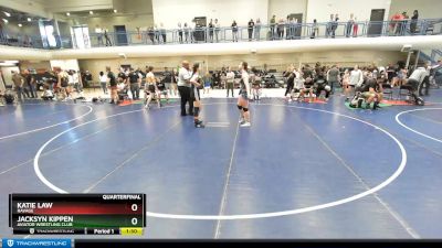 155 lbs Quarterfinal - Katie Law, Ravage vs Jacksyn Kippen, Aviator Wrestling Club