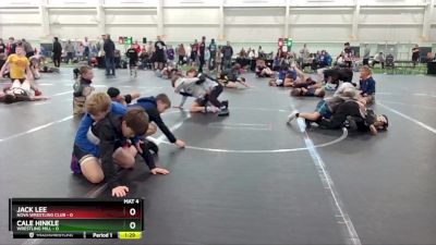 48 lbs Quarterfinals (8 Team) - Jack Lee, NOVA Wrestling Club vs Cale Hinkle, Wrestling Mill