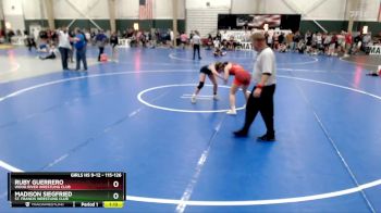 115-126 lbs Quarterfinal - Ruby Guerrero, Wood River Wrestling Club vs Madison Siegfried, St. Francis Wrestling Club