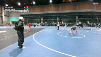 100-101 lbs Round 2 - Ari Cortes, Oakdale vs Peyton Finch, Nevada Elite