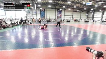 145 lbs Rr Rnd 3 - Logan Murray, MetroWest United vs Kiara Richard, Hammer Wrestling Club