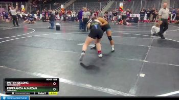 144 lbs 7th Place Match - Esperanza Almazan, Team Iowa vs Paityn Delong, Team Vermont