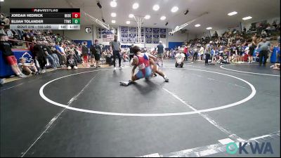 155 lbs Final - Jordan Hedrick, Husky WC vs Elijah Tolander, Team Tulsa Wrestling Club
