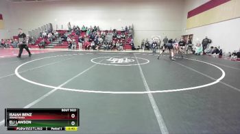 138 lbs Cons. Round 3 - Isaiah Benz, WINNETONKA vs Eli Lawson, STALEY