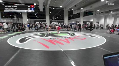 74 lbs Cons. Round 4 - William Denny, Marist High School vs Adrian Pellot, Region Wrestling Academy