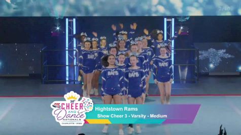 Hightstown Rams [2025 Show Cheer 3 - Varsity - Medium] 2025 Pop Warner National Cheer & Dance Championship