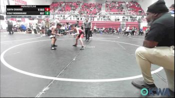 70 lbs Consi Of 4 - Zayn Chavez, Del City Little League Wrestling vs Colt Rodriguez, Weatherford Youth Wrestling