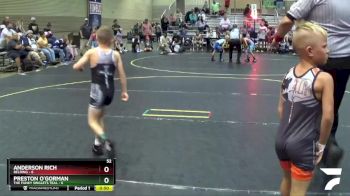 52 lbs Round 1 (6 Team) - Preston O`Gorman, The Funky Singlets Teal vs Anderson Rich, Belding