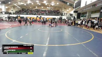 100 lbs Cons. Round 4 - Jackson Beck, Victory vs Landon Roberts, Meridian