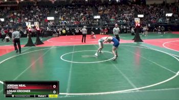 138 lbs Quarterfinal - Logan Krooner, OCGA vs Jordan Neal, Unattached