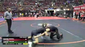 D3-106 lbs Cons. Round 1 - Carson Taylor, Covington vs Hunter Newell, South Range