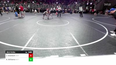 68.9-75.5 lbs Semifinal - Jordyn Goodson, Jackson County Wrestling vs Annabelle Williams, Mountain Home Flyers