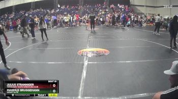 90 lbs Cons. Round 3 - Julius Stranniger, Tomahawk Youth Wrestling Club vs Maximus Bruggemann, Legacy Elite