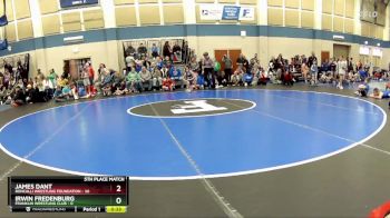 68 lbs Placement - Irwin Fredenburg, Franklin Wrestling Club vs James Dant, Roncalli Wrestling Foundation