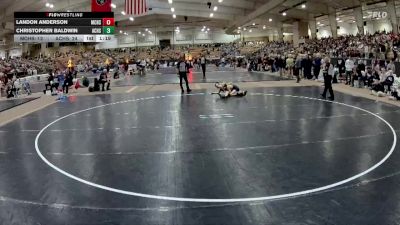 106 lbs Semis & 1st Wb (8 Team) - Christopher Baldwin, Anderson Co. High School vs Landon Anderson, Millington Central High School