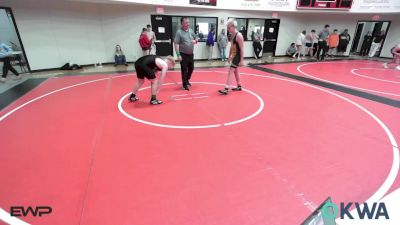 140 lbs Consi Of 4 - Maddox Russell, Prairie Grove Youth Wrestling vs Clay Taylor, Tahlequah Wrestling Club