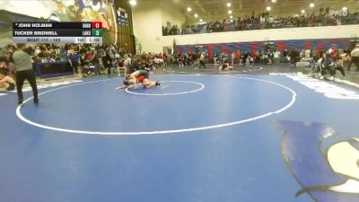 165 lbs Cons. Round 5 - Tucker Bridwell, Lake City vs John Holman, Sandpoint