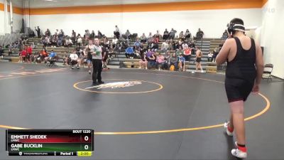 J-14 lbs Round 3 - Emmett Shedek, LMWC vs Gabe Bucklin, LMWC