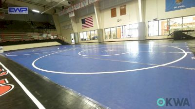 51 lbs Quarterfinal - Violet Jones, Honey Badgers Wrestling Club vs Masyn Rumsey, Pawhuska Elks Takedown