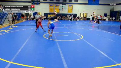 133 lbs Round 3 (6 Team) - Logan Crawford, Northeast Oklahoma vs Jeremiah Wachsmuth, Clackamas Community College
