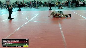 110 lbs Round 2 (10 Team) - Sebastian Schmeltzer, Neighborhood WC vs Jude Benson, Jacket WC