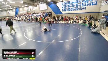 67 lbs Champ. Round 2 - Ezra Harris, Sanderson Wrestling Academy vs Declan Young, Uintah Jr High Wrestling