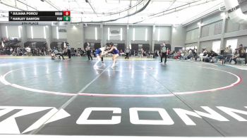 120 lbs 5th Place - Juliana Porcu, North Branford* vs Harley Danton, Plainville