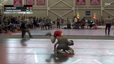 133 lbs Cons. Semi - Caden Frost, New England College vs Andrew Marchese, Castleton