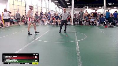 105 lbs Round 4 (6 Team) - Daniel Casey, Rebellion vs Mike Farrell, Mat Warriors Red