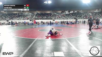 120 lbs Consi Of 32 #1 - Bryson Griffin, Vian vs Jacob Hall, Oklahoma Christian School