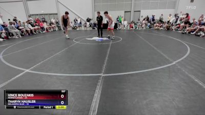 157 lbs Placement Matches (16 Team) - Vince Bouzakis, Pennsylvania vs Tharyn Hausler, Oklahoma Blue