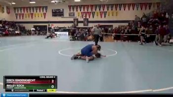 152 lbs Cons. Round 3 - Erich Rinderknecht, Cedar Rapids Washington vs Rigley Koch, Prairie, Cedar Rapids