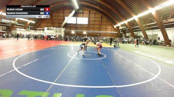 105A lbs Rr Rnd 3 - Elijah Logan, Apex vs Mason Wagoner, Journeymen/bethlehem