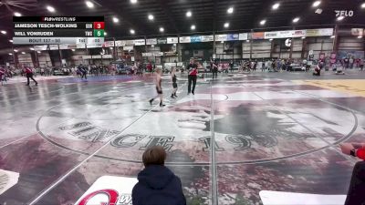 55 lbs Champ. Round 3 - Keldon Cook, Camel Kids Wrestling vs Scout Jackson, Eastside United