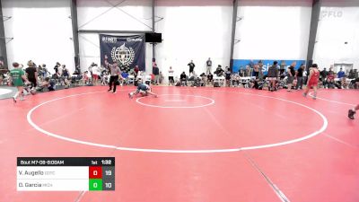 129 lbs Quarterfinal - Vincent Augello, Team Gotcha vs Devan Garcia, Michigan Premier Blue