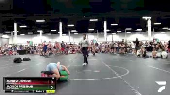 80 lbs Round 5 (8 Team) - Jackson Pressman, Mat Troopers vs Andrew Uszenski, 84 Athletes