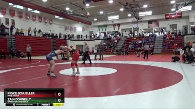 144 lbs Quarterfinal - Pryce Schueller, Maquoketa vs Zain Donnelly, Davenport North JV