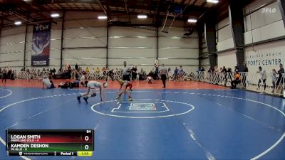 84 lbs Rd# 6- 9:00am Saturday Final Pool - Kamden DeShon, PA Blue vs Logan Smith, Maryland GOLD