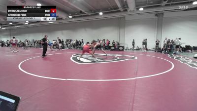 79 lbs Champ. Round 1 - David Alonso, West Coast Regional Training Center vs Spencer Fine, NYCRTC