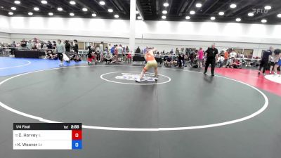 165 lbs 1/4 Final - Caden Harvey, Illinois vs Konlin Weaver, Georgia