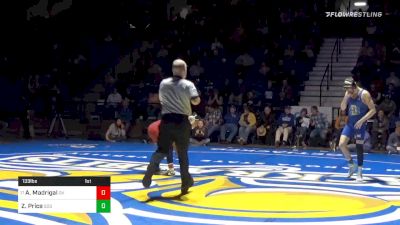 133 lbs Anthony Madrigal, OK vs Zach Price, SDSU