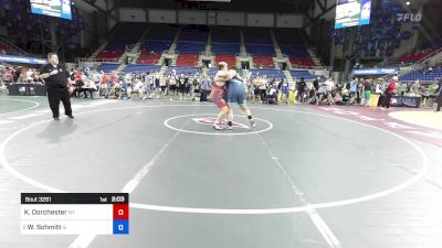 285 lbs Cons 16 #2 - Kamdyn Dorchester, NY vs Wyatt Schmitt, IL