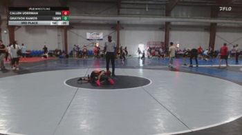 50 lbs 3rd Place - Callen Uderman, Broad Axe vs Grayson Ramos, Triumph Trained