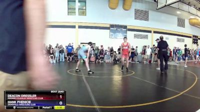150 lbs Quarterfinal - Deacon Dressler, Maurer Coughlin Wrestling Club vs Hank Phenicie, Zionsville Wrestling Club