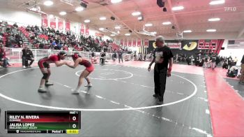 100 lbs Cons. Round 3 - Jalisa Lopez, Redlands East Valley vs Riley N. Rivera, Elsinore