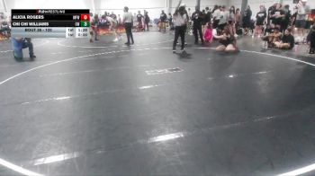 120 lbs Round 3 - Alicia Rogers, Morris Fitness Wrestling vs Chi Chi Williams, Compound Wrestling